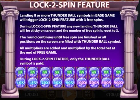 King of the God Zeus Lock 2 Spin KA Gaming slottxo ทางเข้า
