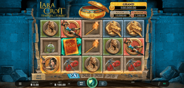 Lara Croft Temples and Tombs Microgaming slottxo ทดลองเล่น