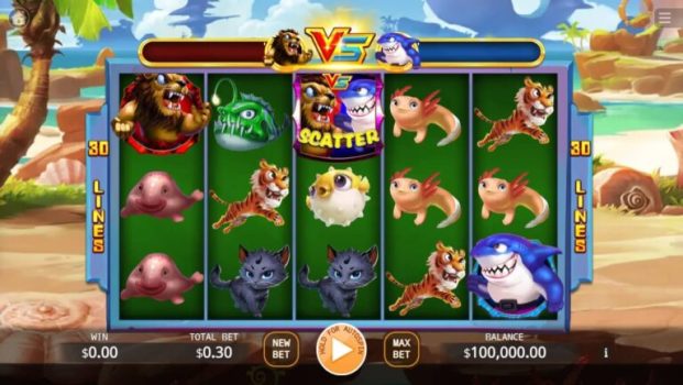 Lion vs. Shark KA Gaming slottxo ทดลองเล่น
