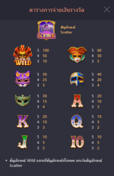 Mask Carnival PG Slot slottxo ฟรีเครดิต