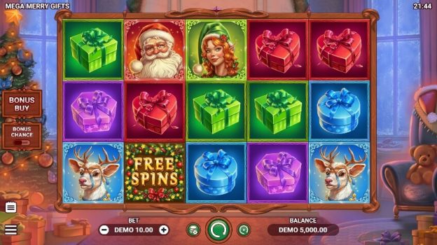 Mega Merry Gifts EVOPLAY slottxo ทดลองเล่น