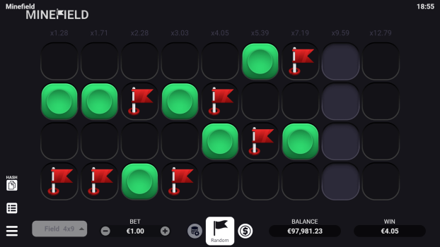 Mine Field EVOPLAY slottxo ฟรีเครดิต