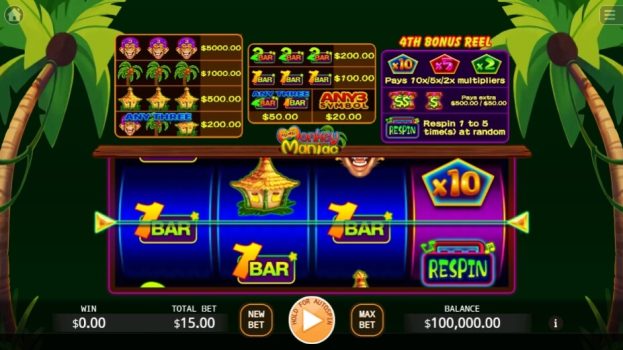 Monkey Maniac KA Gaming slottxo ทดลองเล่น