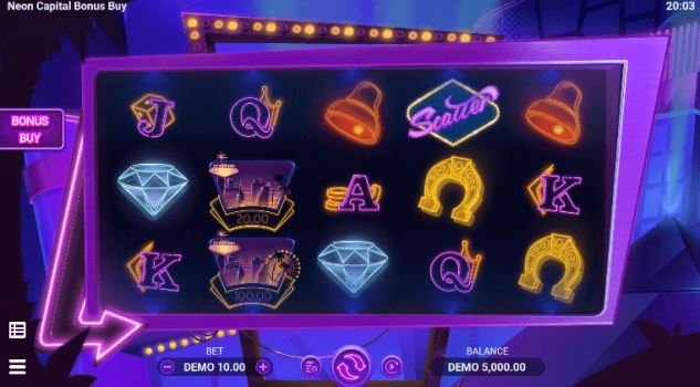 Neon Capital Bonus Buy EVOPLAY slottxo ทดลองเล่น