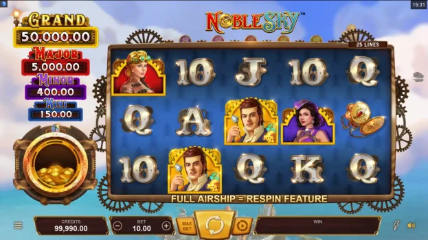 Noble Sky Microgaming slottxo ทดลองเล่น