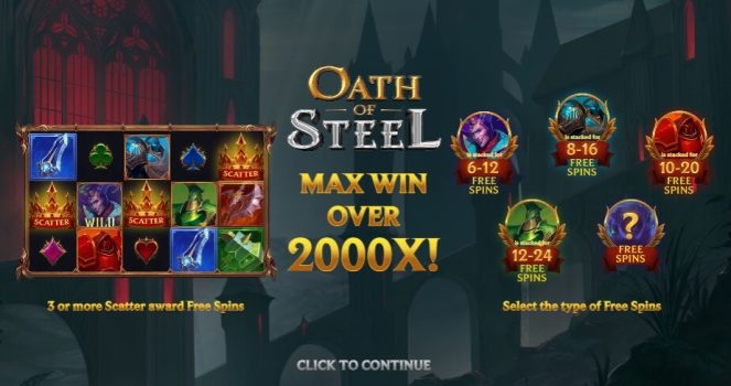 Oath of Steel EVOPLAY slottxo ฟรีเครดิต