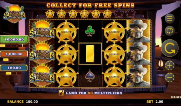 Outlaw Saloon Microgaming slottxo ทดลองเล่น