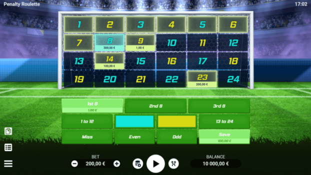 Penalty Roulette EVOPLAY slottxo ทดลองเล่น