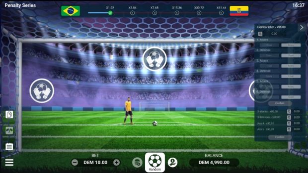 Penalty Series EVOPLAY slottxo ทดลองเล่น