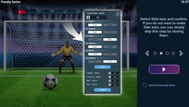 Penalty Series EVOPLAY slottxo ฝาก ถอน