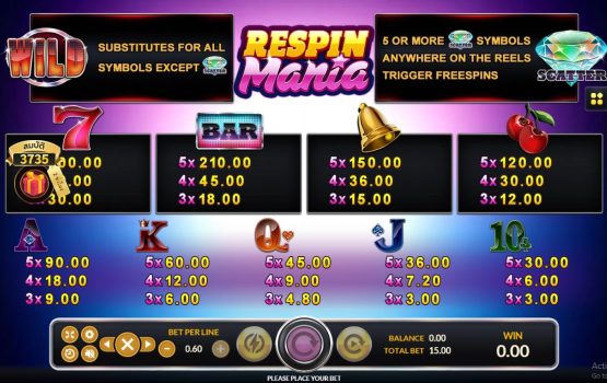 Respin Mania slotxo ฝาก ถอน