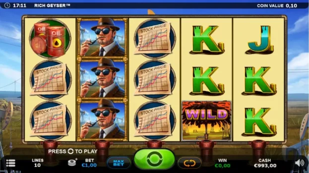 Rich Geyser Microgaming slottxo ทดลองเล่น