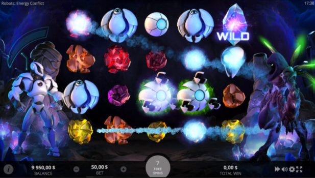 Robots Energy Conflict EVOPLAY slottxo ทดลองเล่น