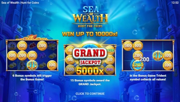 Sea of Wealth Hunt for Coin EVOPLAY slottxo เครดิตฟรี