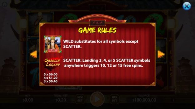 Shaolin Legend KA Gaming slottxo ทางเข้า