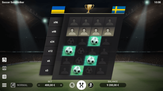 Soccer Solo Striker EVOPLAY slottxo ทดลองเล่น