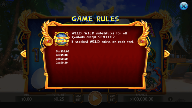 Summer Samba KA Gaming slottxo ฝาก ถอน