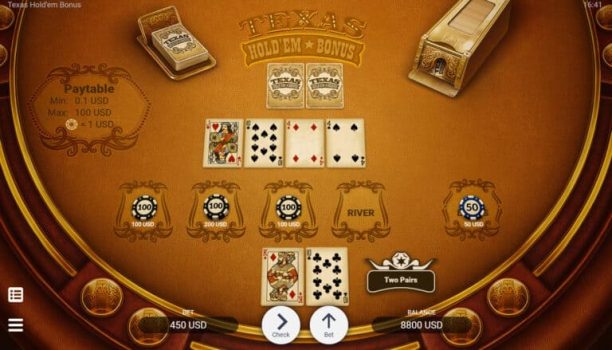 Texas Holdem Bonus EVOPLAY slottxo ทางเข้า