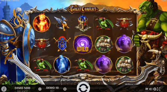 The Great Conflict EVOPLAY slottxo ทดลองเล่น