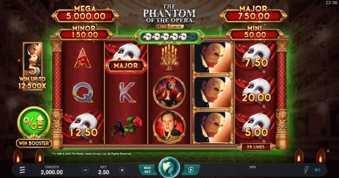 The Phantom of the Opera Link and Win Microgaming slottxo ทดลองเล่น