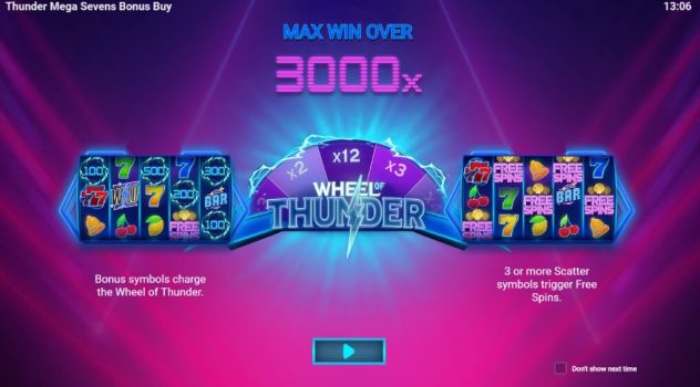 Thunder Mega Sevens Bonus Buy EVOPLAY slottxo ฟรีเครดิต