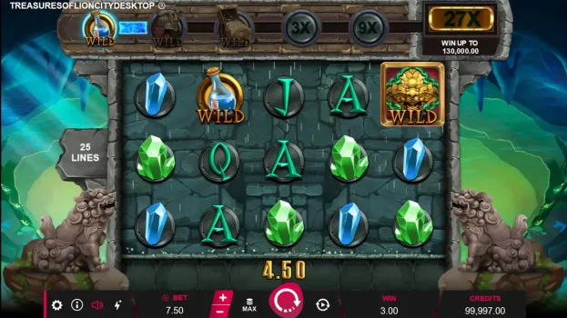 Treasures of Lion City Microgaming slottxo ทดลองเล่น