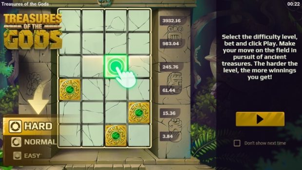 Treasures of the Gods EVOPLAY slottxo ฟรีเครดิต
