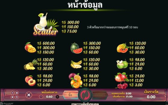 Tropical Crush slotxo ฝาก ถอน