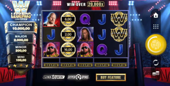 WWE Legends Link & Win Microgaming slottxo ทดลองเล่น