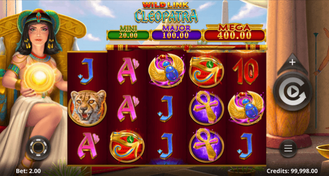 Wild Link Cleopatra Microgaming slottxo ทดลองเล่น
