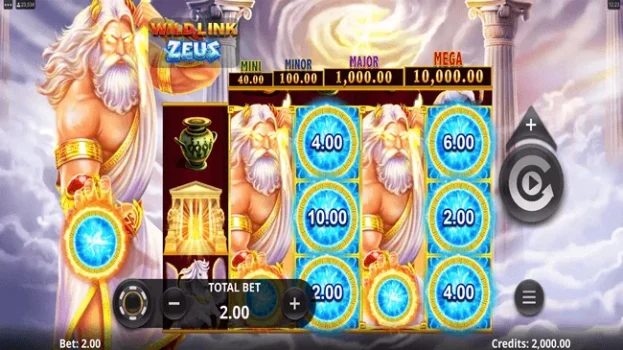 Wild Link Zeus Microgaming slottxo ทดลองเล่น