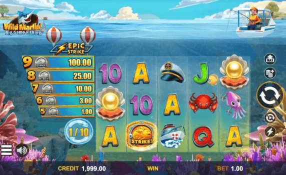 Wild Marlin Big Game Fishing Microgaming slottxo ทดลองเล่น