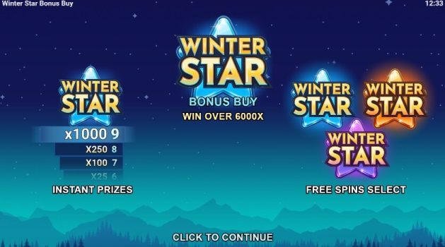 Winter Star Bonus Buy EVOPLAY slottxo ฟรีเครดิต