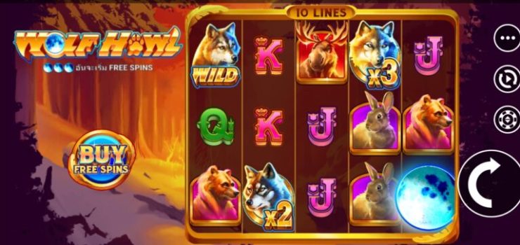 Wolf Howl Microgaming slottxo ทดลองเล่น