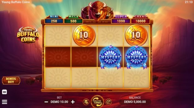 Young Buffalo Coins EVOPLAY slottxo ทดลองเล่น